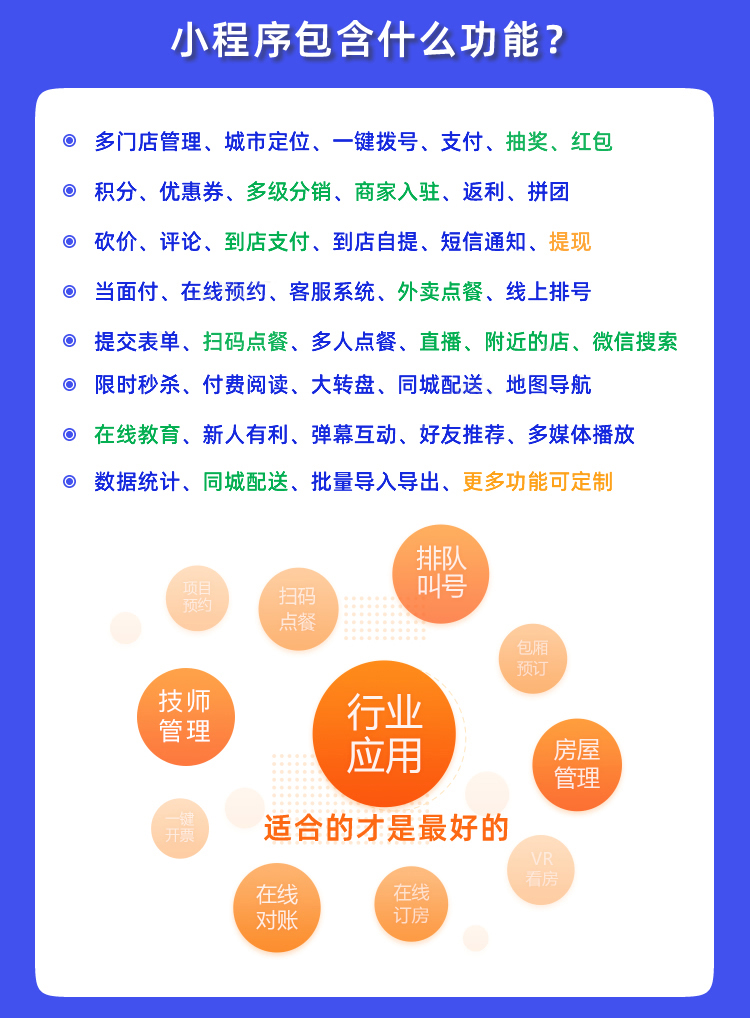 小程序开发界面展示