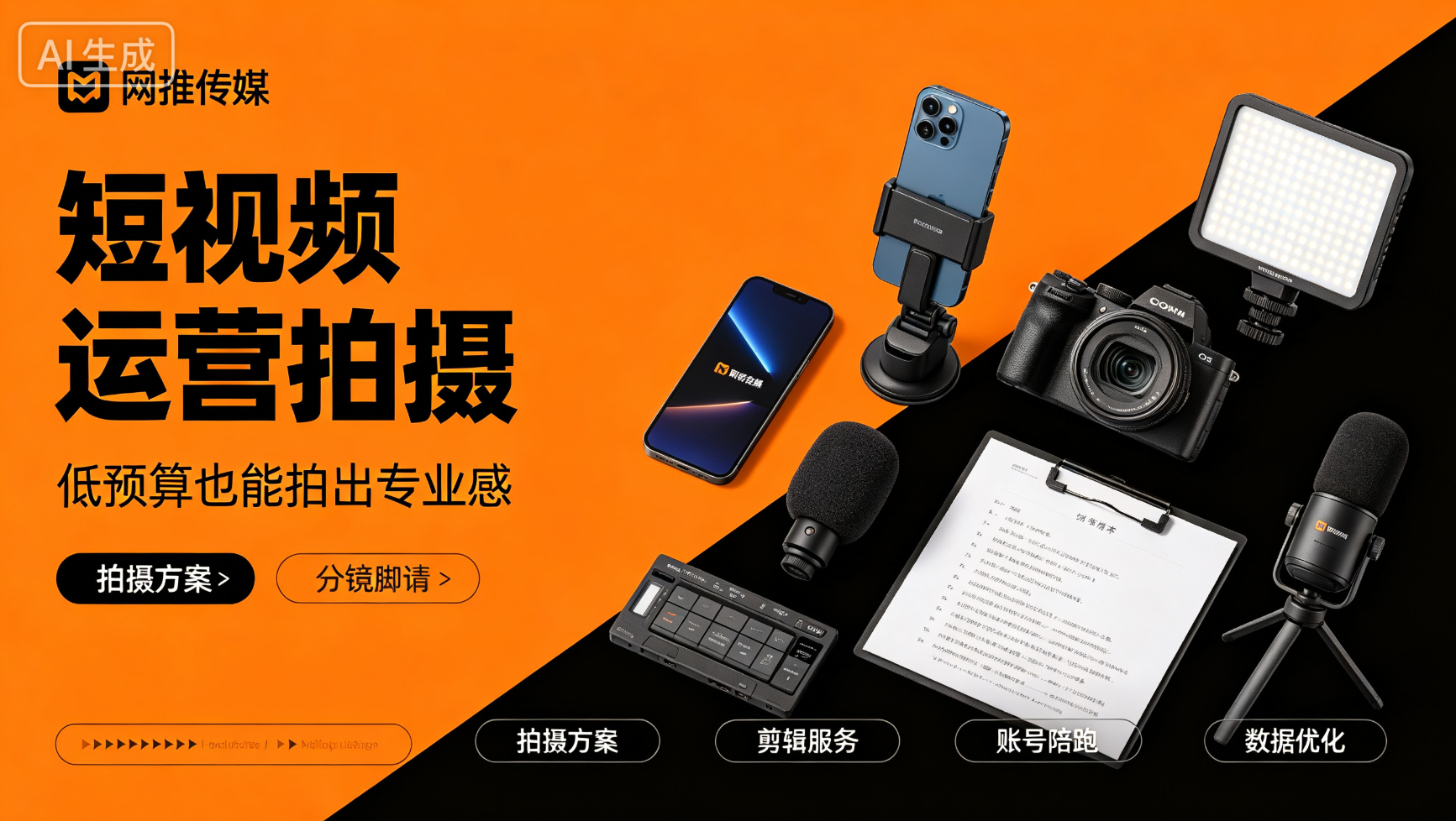 短视频运营数据分析界面